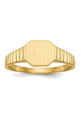 gorgeous little signet kids baby ring